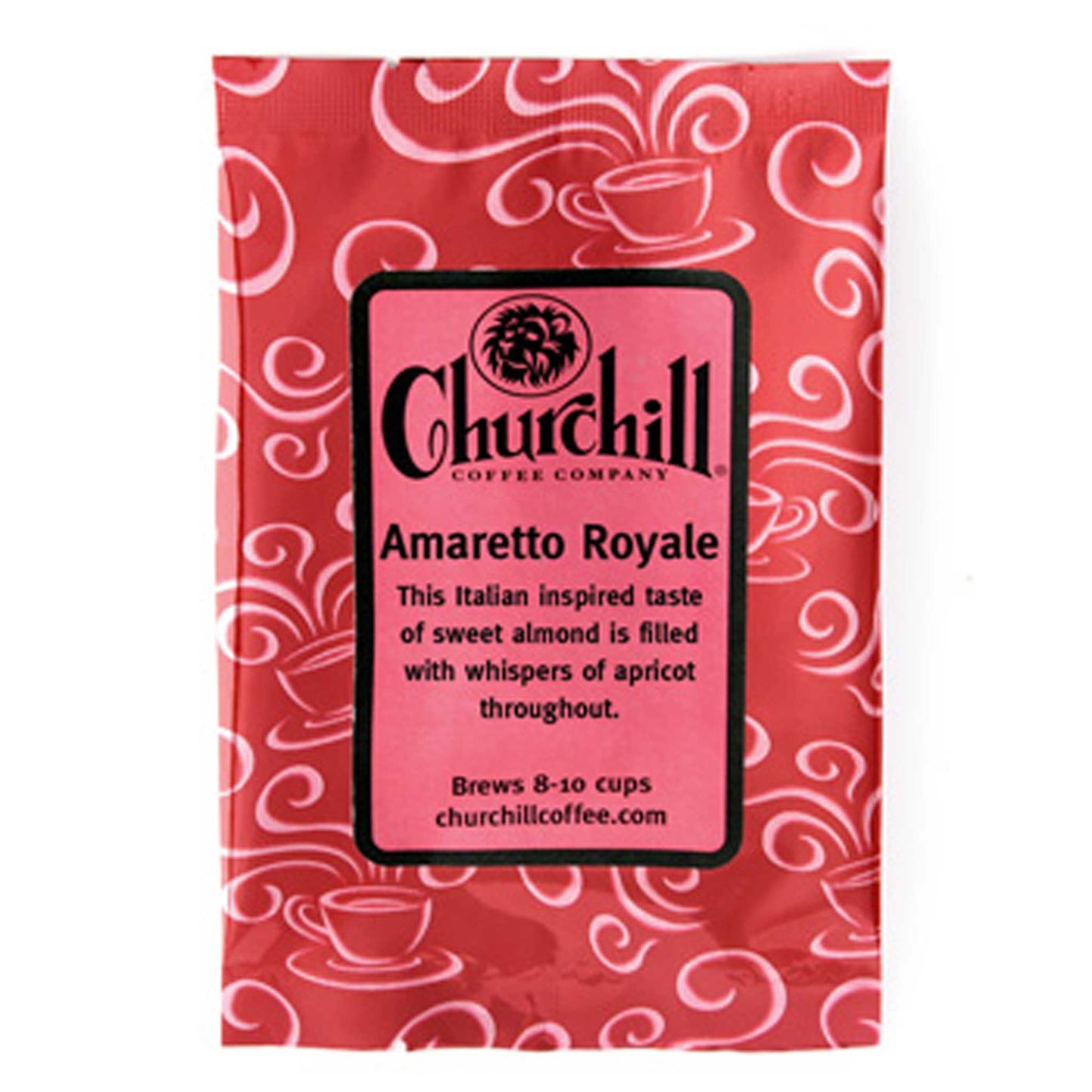 Churchill Coffee Company - Amaretto Royale 1.5 ounce bag - Pack of 5