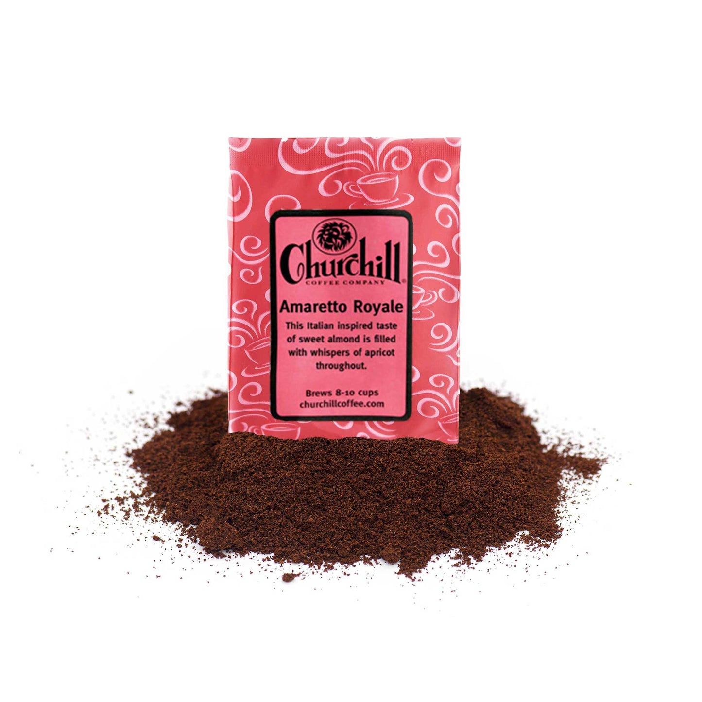 Churchill Coffee Company - Amaretto Royale 1.5 ounce bag - Pack of 5