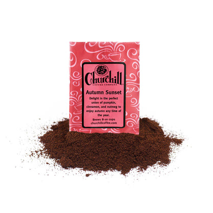 Churchill Coffee Company - Autumn Sunset - 1.5 ounce bag, Pack of 5