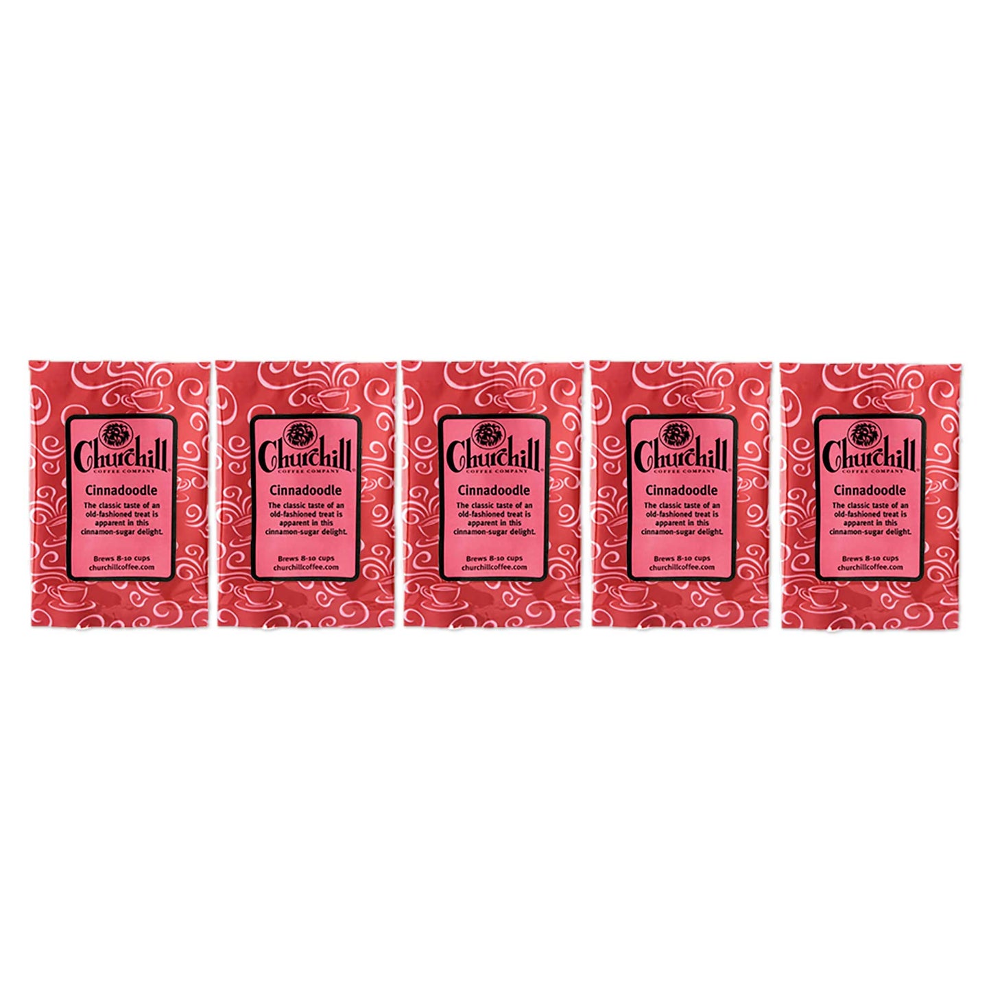 Churchill Coffee Company - Cinnadoodle - 1.5 ounce bag in a 5 pack