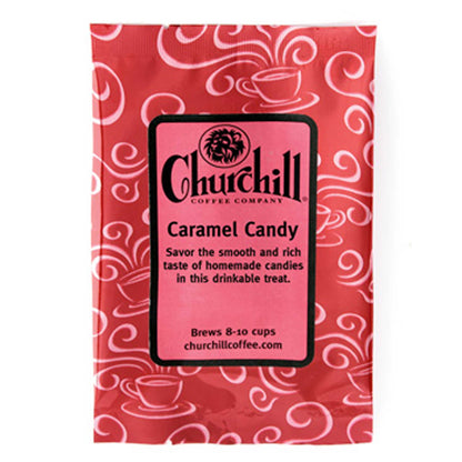 Churchill Coffee Company - Caramel Candy - 1.5 ounce bag pack of 5