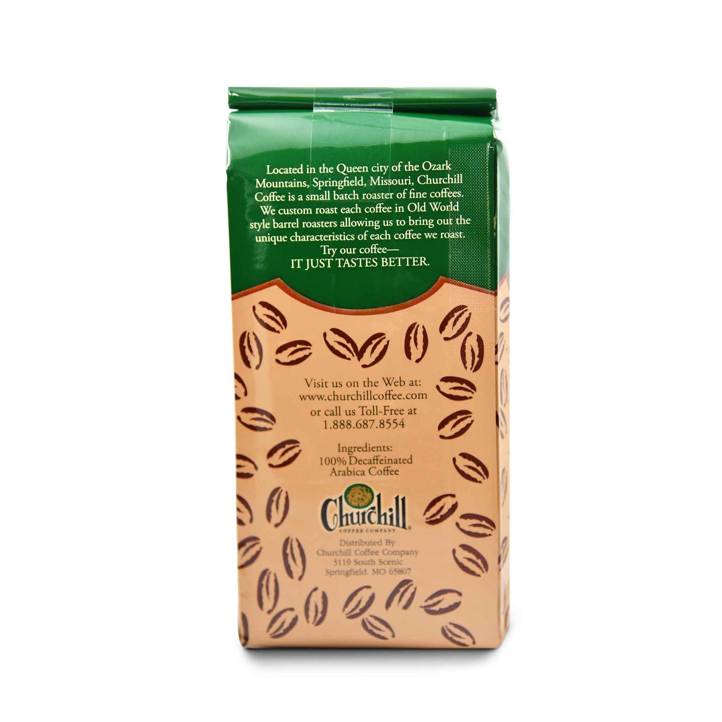 Churchill Coffee Company - Caramel Coconut - 12 ounce bag - Decaf