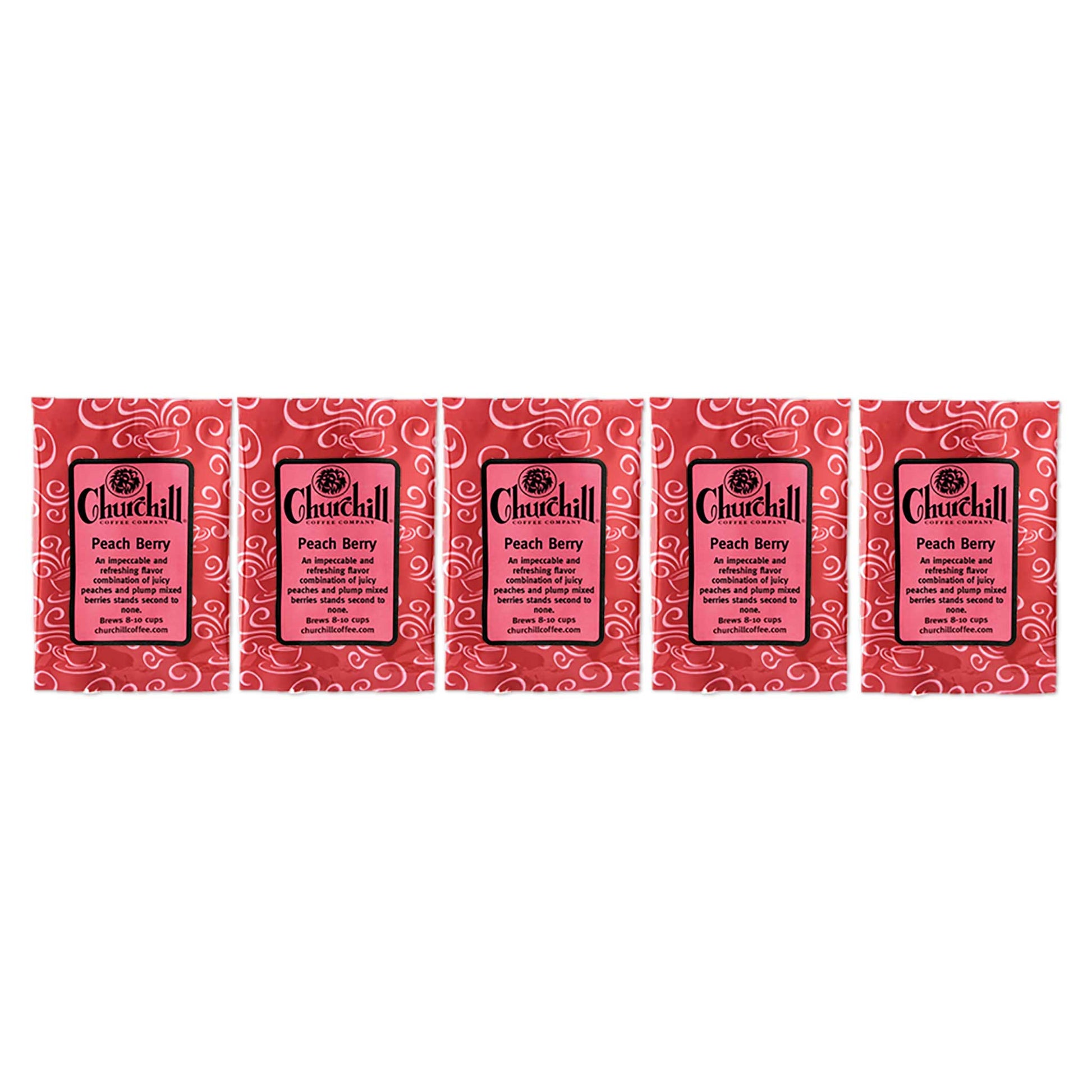 Churchill Coffee Company - Peach Berry - 5 pack of 1.5 ounce bags